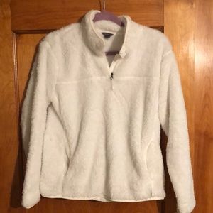 Eddie Bauer off- white fleece